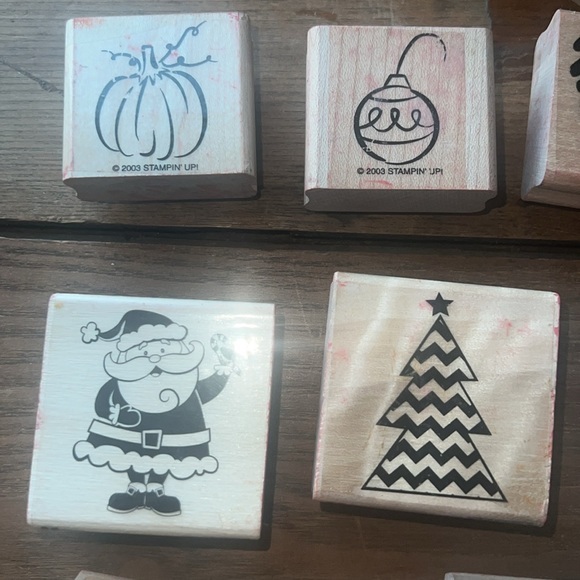 Lot of 17 stamps stamp in up and craft smart holiday - Picture 2 of 10